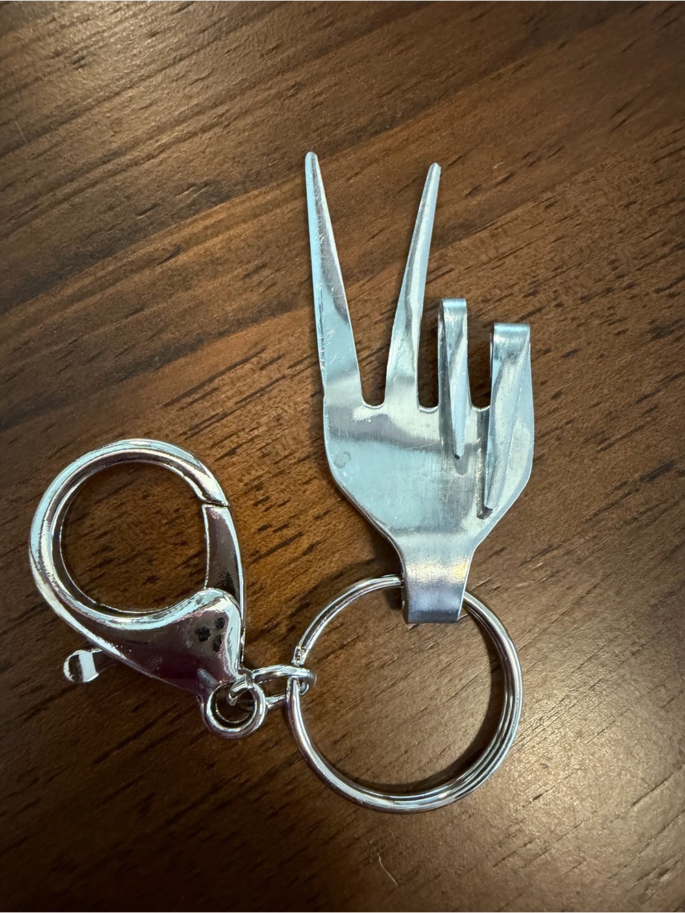 Stainless Fork Keychain/Purse Charm
